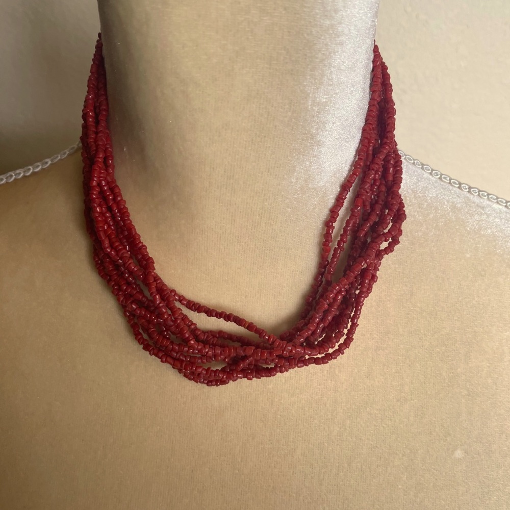 Silpada coral necklace